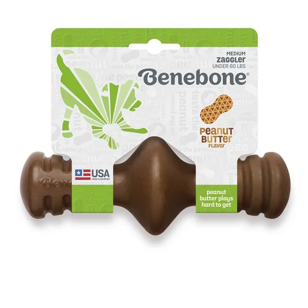1ea Benebone Medium Peanut Zaggler - Treats